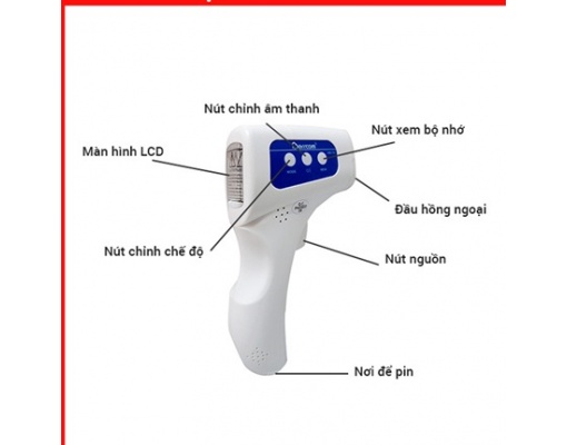 Nhiệt kế đo nhiệt độ trán Berrcom JBX-178