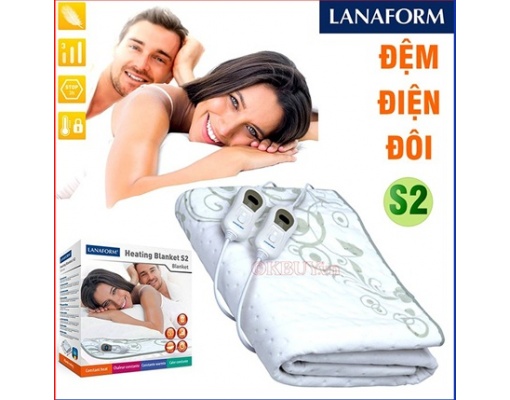 Chăn điện đơn, chăn điện đôi sưởi ấm LANAFORM nhập khẩu Bỉ