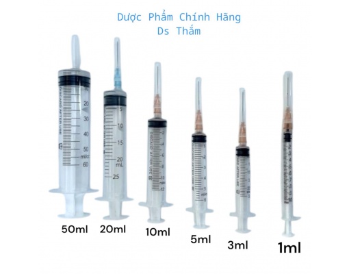 Bơm tiêm sử dụng một lần TANAPHAR 3ML (23G, 25G)