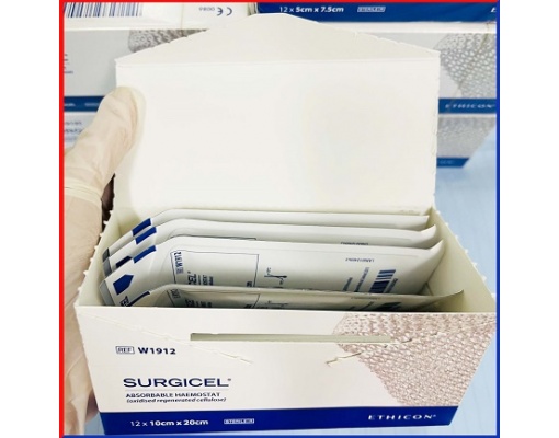 Miếng cầm máu não tự tiêu SURGICEL W1912 W1913