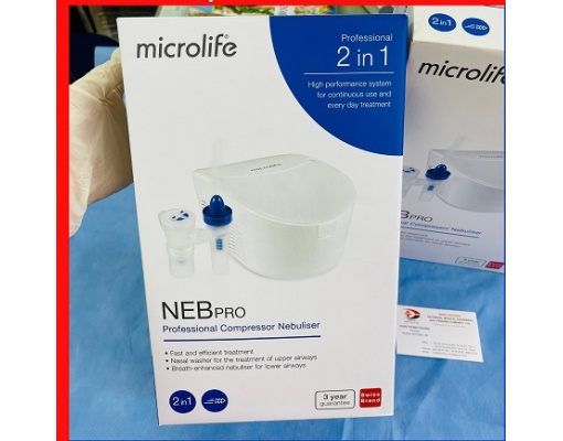[Chính hãng] Máy xông khí dung mũi họng MICROLIFE NEBPRO